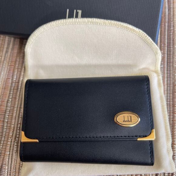 Alfred Dunhill New in box leather keyholder mini wallet - Picture 10 of 12